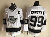 Los Angeles Kings #99 Wayne Gretzky White CCM Throwback Stitched Hockey Jersey,baseball caps,new era cap wholesale,wholesale hats